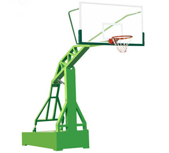 户外标准成年人仿液压可移动篮球架